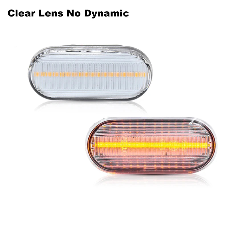 Indicador luminoso dinâmico do sinal de giro, marcador lateral, VW Bora, Golf 3, 4, MK4, Jette, Lupo, Passat Z2, 3BG, Polo SB6, SEAT, Ibiza, T5, 2 Pcs