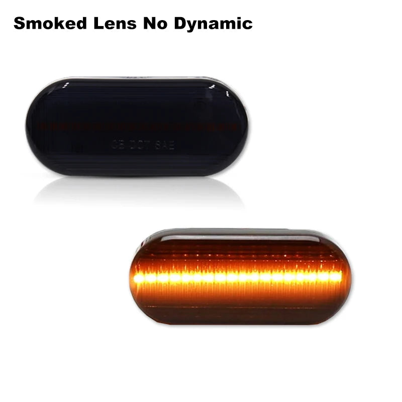 Indicador luminoso dinâmico do sinal de giro, marcador lateral, VW Bora, Golf 3, 4, MK4, Jette, Lupo, Passat Z2, 3BG, Polo SB6, SEAT, Ibiza, T5, 2 Pcs