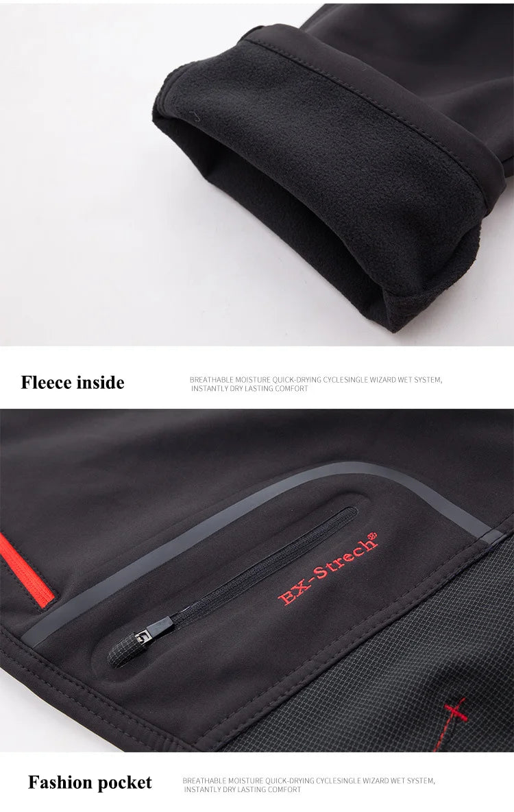 Inverno terno de esqui masculino marcas à prova de vento à prova dwindproof água engrossar casaco de neve quente inverno esqui e snowboard jaqueta e calças conjunto