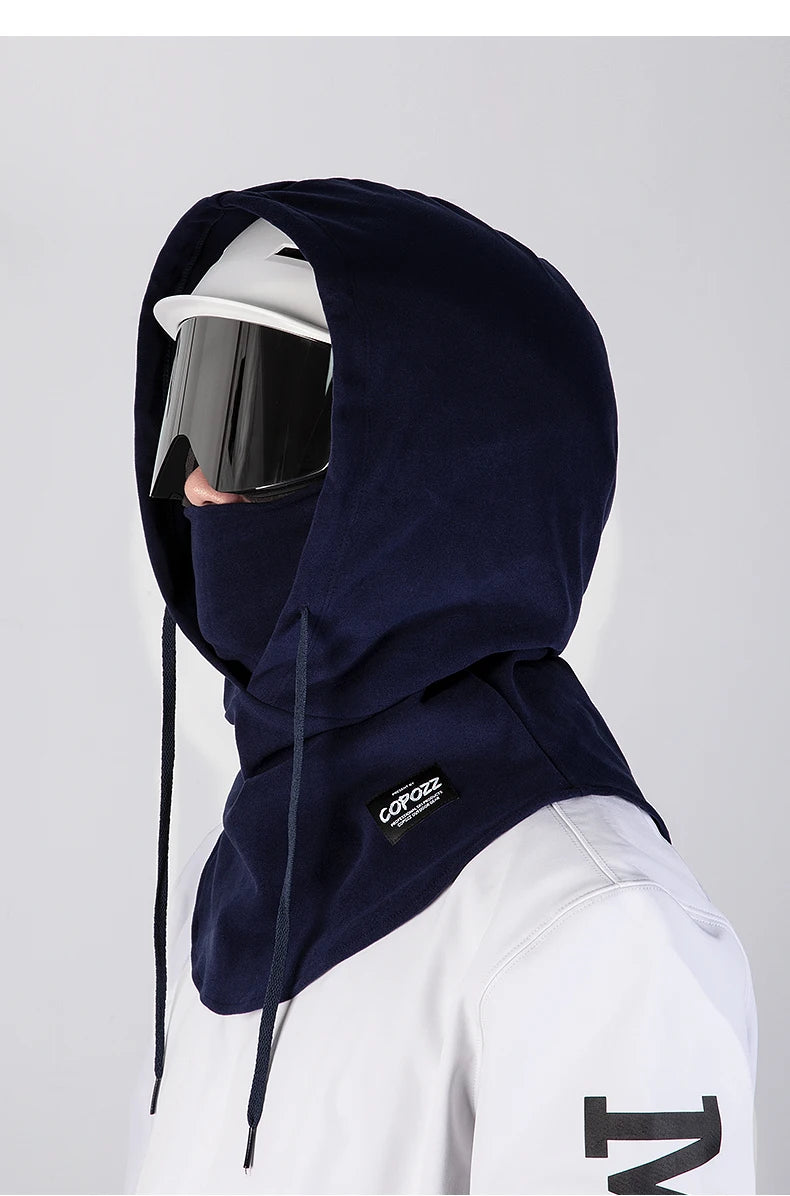 Copozz máscara de esqui de inverno ciclismo máscara de lã térmica esporte ao ar livre à prova de vento ciclismo chapelaria balaclava meia máscara facial