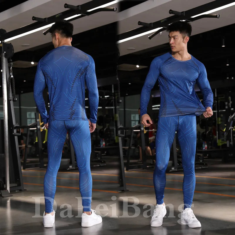 Roupa interior de esqui terno masculino respirável wicking snowboard esqui roupa interior camiseta calças de inverno esportes ao ar livre conjunto térmico