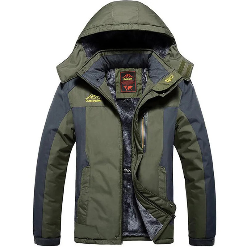 Inverno terno de esqui masculino marcas à prova de vento à prova dwindproof água engrossar casaco de neve quente inverno esqui e snowboard jaqueta e calças conjunto