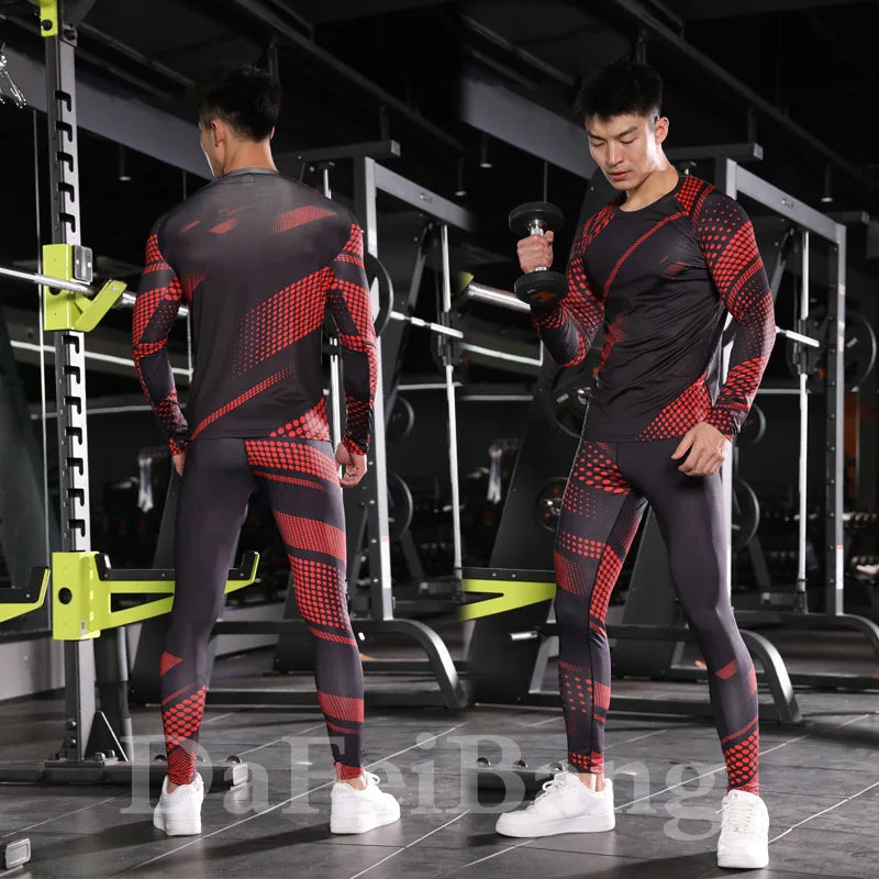 Roupa interior de esqui terno masculino respirável wicking snowboard esqui roupa interior camiseta calças de inverno esportes ao ar livre conjunto térmico