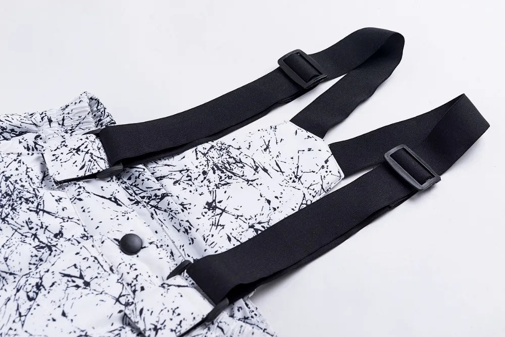 Traje térmico infantil, traje de esqui para meninos e meninas, conjunto de jaqueta de esqui à prova de vento, à prova d'água, jaqueta de neve para inverno