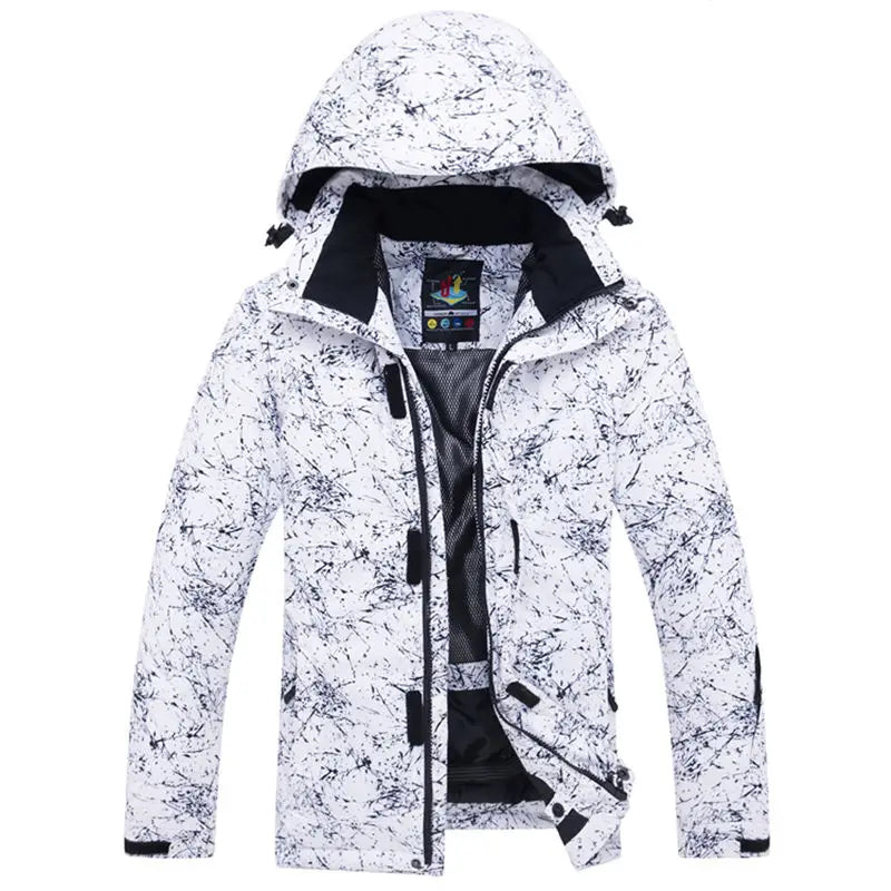 Traje térmico infantil, traje de esqui para meninos e meninas, conjunto de jaqueta de esqui à prova de vento, à prova d'água, jaqueta de neve para inverno