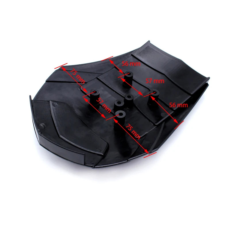 Nordson cnc alumínio da motocicleta paralama fender autobike quadro de licença traseiro para kawasaki z1000 z1000sx 2010-2016