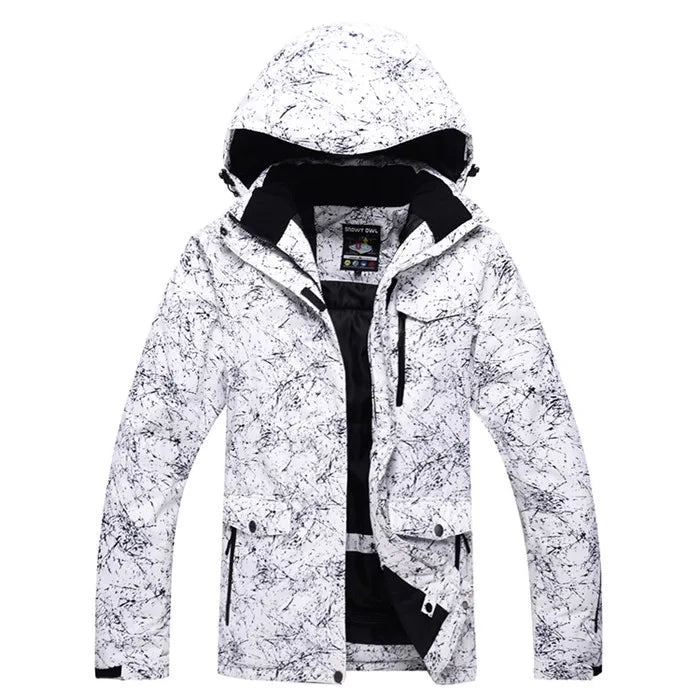 Traje térmico infantil, traje de esqui para meninos e meninas, conjunto de jaqueta de esqui à prova de vento, à prova d'água, jaqueta de neve para inverno