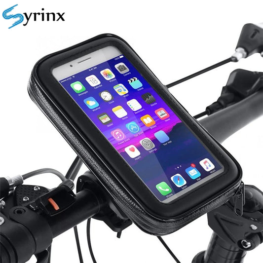 Bicycle Motorcycle Phone Holder Waterproof Bike Phone Case Bag for iPhone X 11 Outdoor Riding Mobile Stand Support Scooter Cover