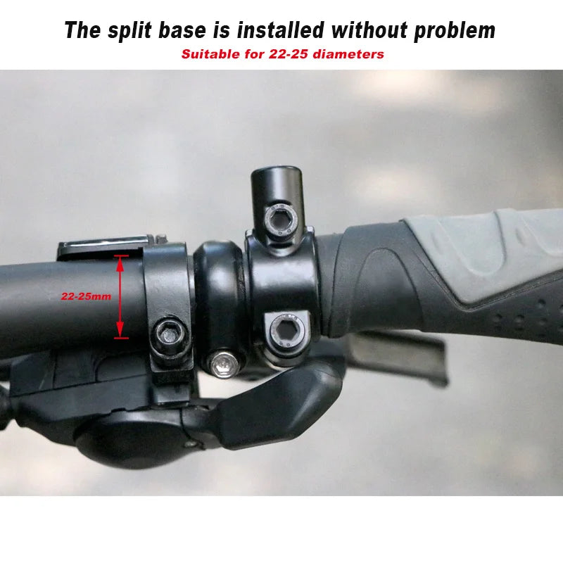 Espelho retrovisor da bicicleta ciclismo claro ampla gama de visão traseira refletor retrovisor ajustável guiador esquerda direita espelho