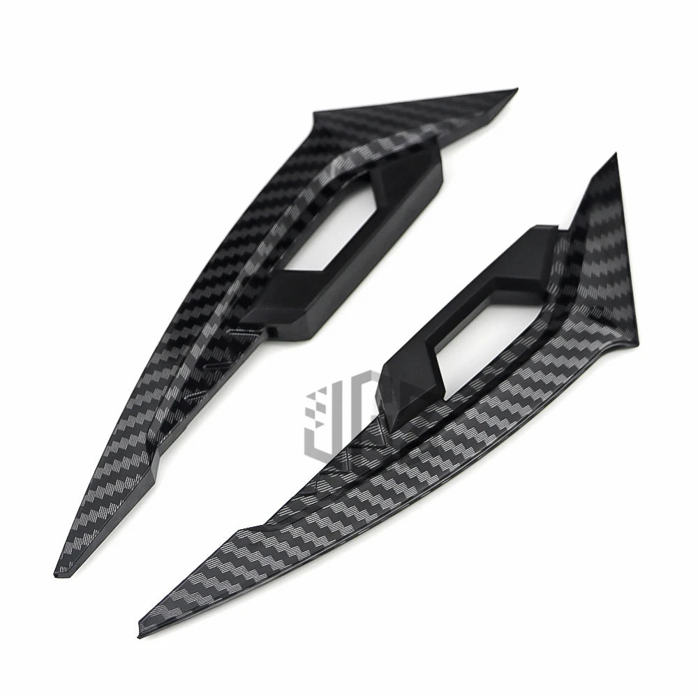 Spoiler lateral dianteiro para motocicleta, conjunto de asas aerodinâmicas para vespa yamaha, acessórios universais para moto