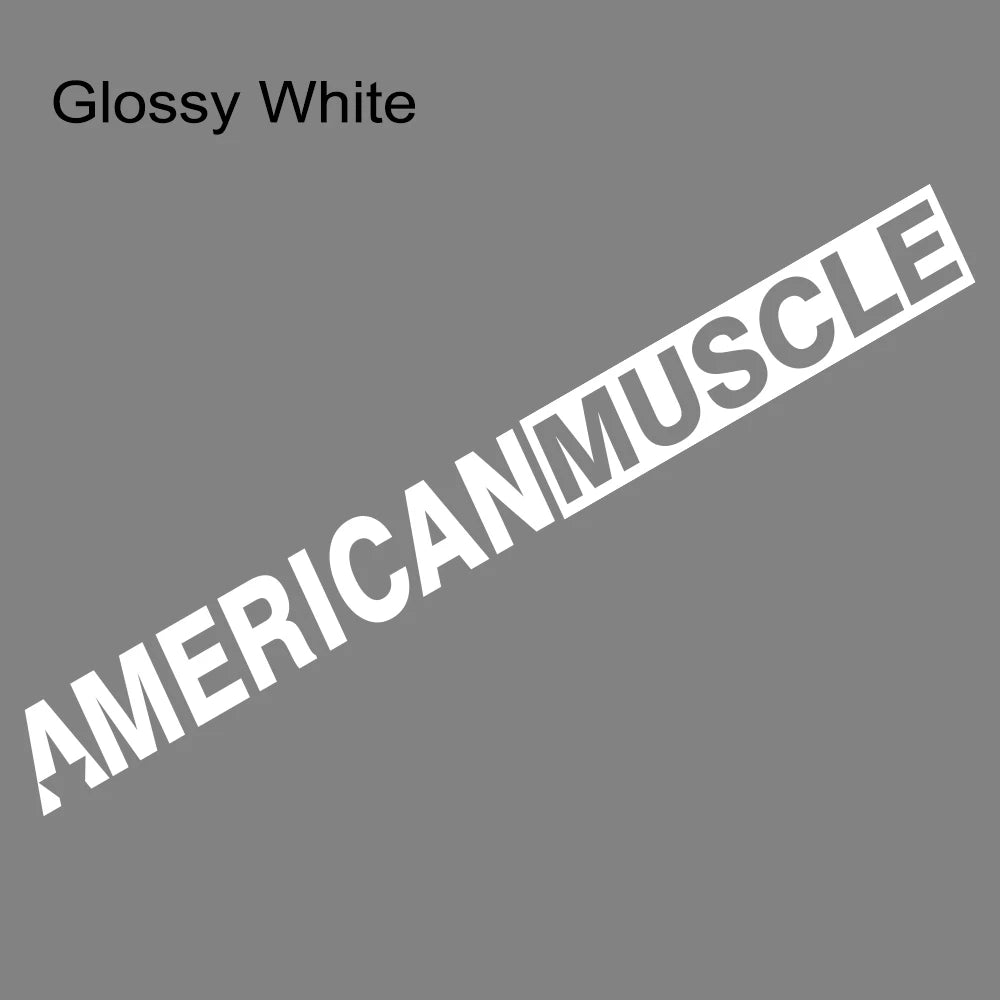 Adesivo de para-brisa de carro muscular americano, decoração de janela frontal, filme de vinil, decalque para challenger mustang camaro, acessórios de ajuste automático