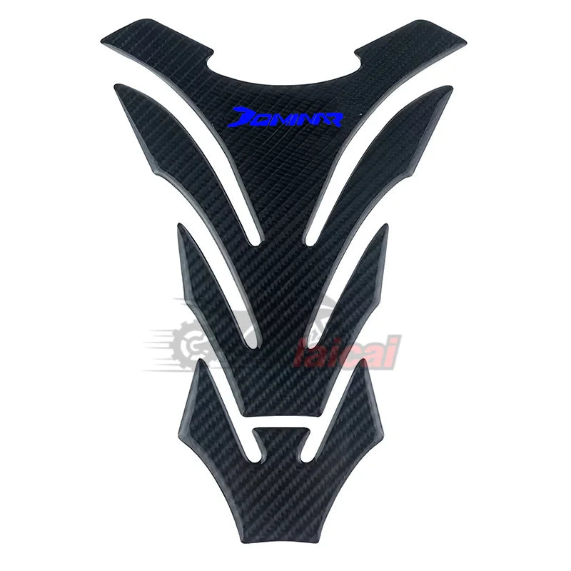 Para bajaj dominar dominar400 dominar200 acessórios da motocicleta de fibra carbono 3d óleo combustível gás tanque almofada decalque protetor adesivo