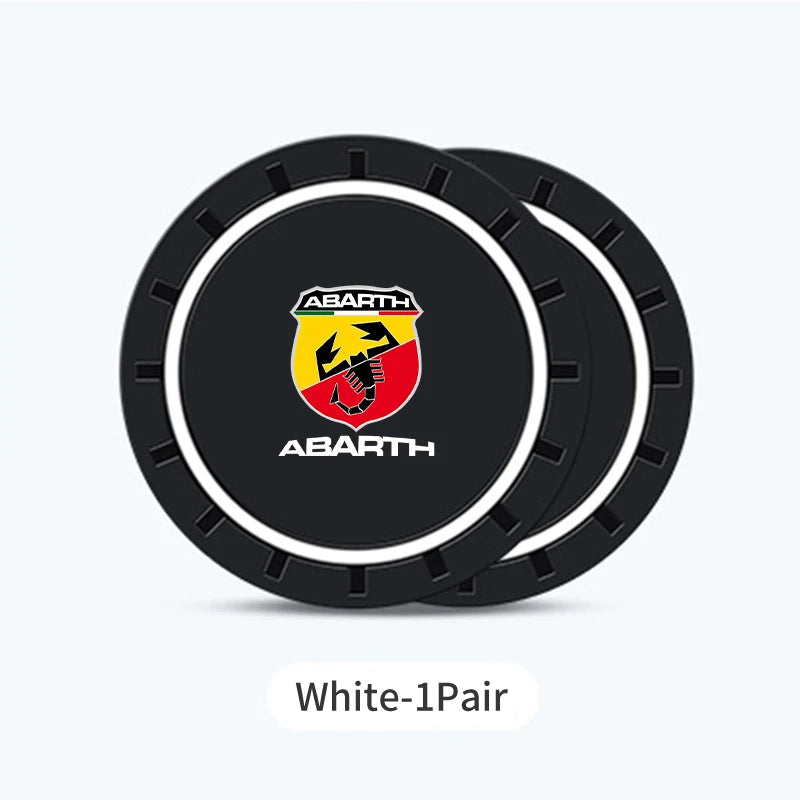 Base de Silicone Antiderrapante para Copos e Bebidas, Acessório Silencioso para Fiat Abarth Grande Punto Tipo Stilo Ducato Palio 500x Brav