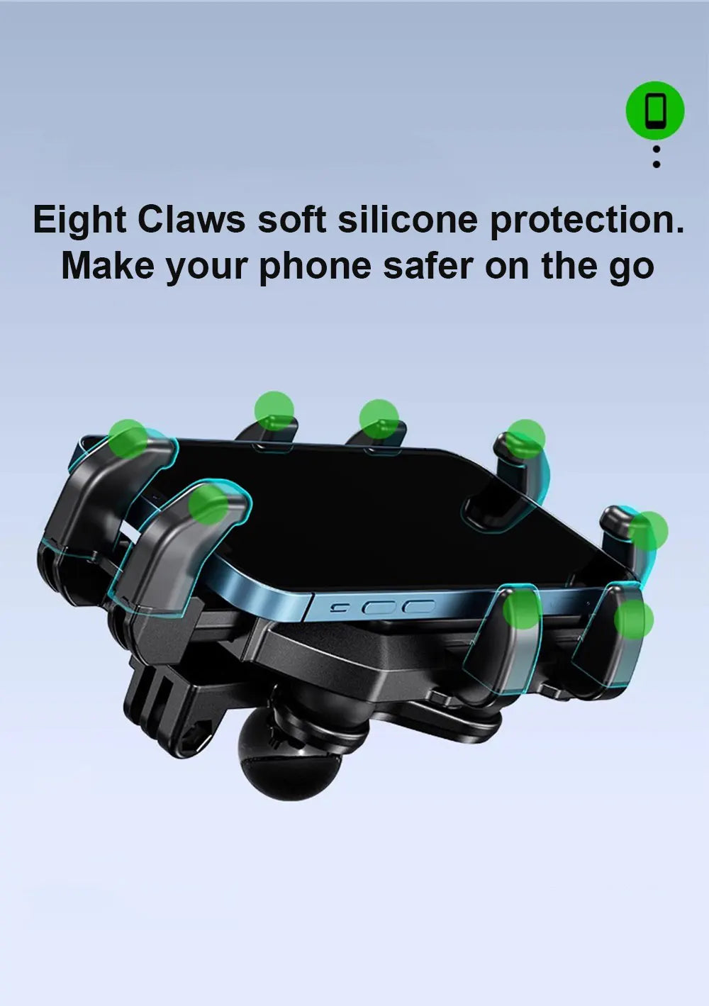 Suporte do telefone da motocicleta de alta qualidade moto e guiador da bicicleta instalar suporte do telefone móvel anti-shake motos suporte de navegação