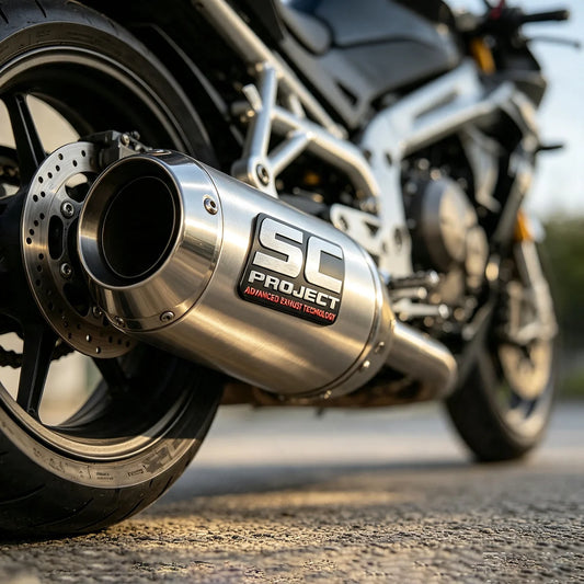 Adesivos de Alumínio para Escapamento SC Project, Acessórios para Motocicletas, Decalque para Yamaha, Honda, Kawasaki, Suzuki, Ducati