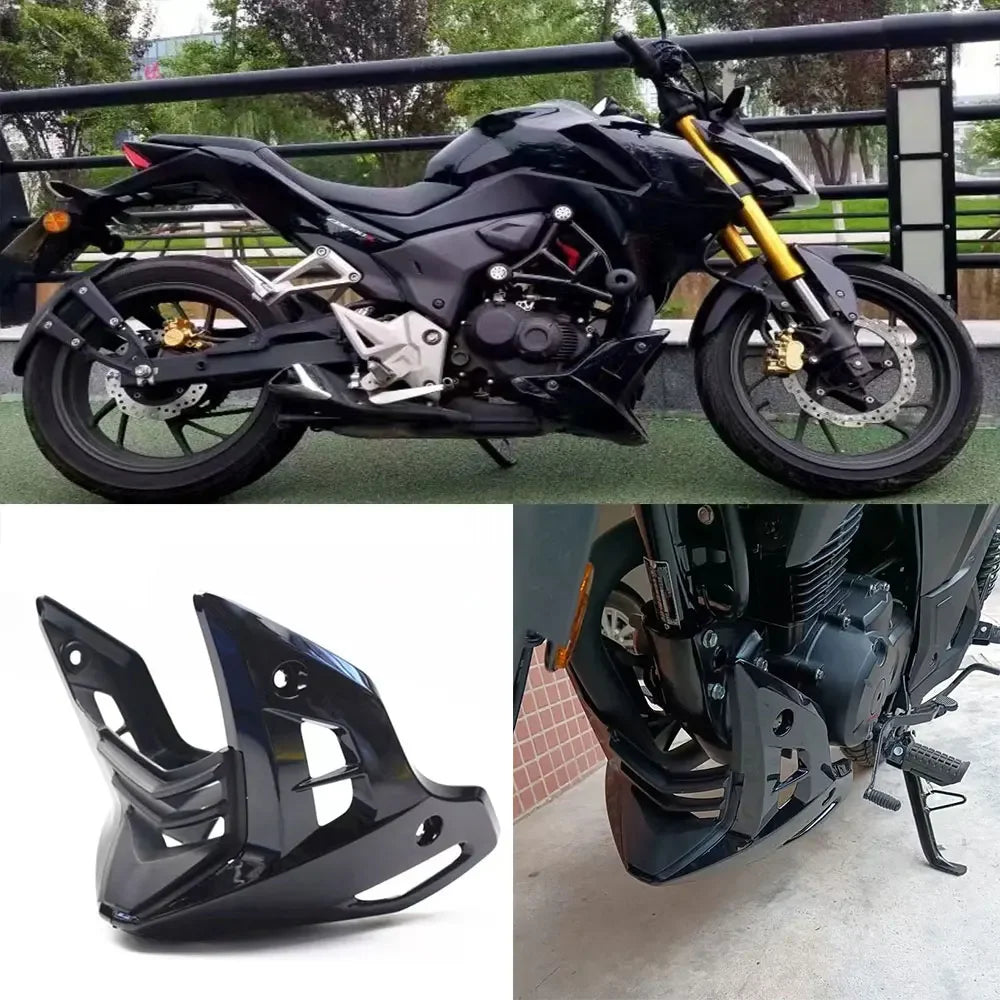 Protetor de Carenagem e Chassi para Motocicletas Honda CB190R, CBF125, CBF150 - Spoiler e Carenagem Inferior