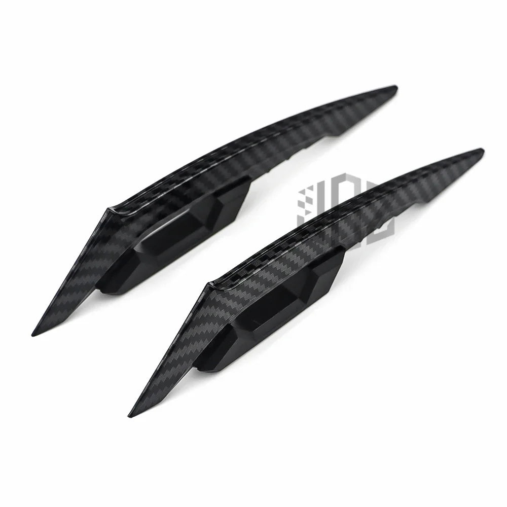 Spoiler lateral dianteiro para motocicleta, conjunto de asas aerodinâmicas para vespa yamaha, acessórios universais para moto