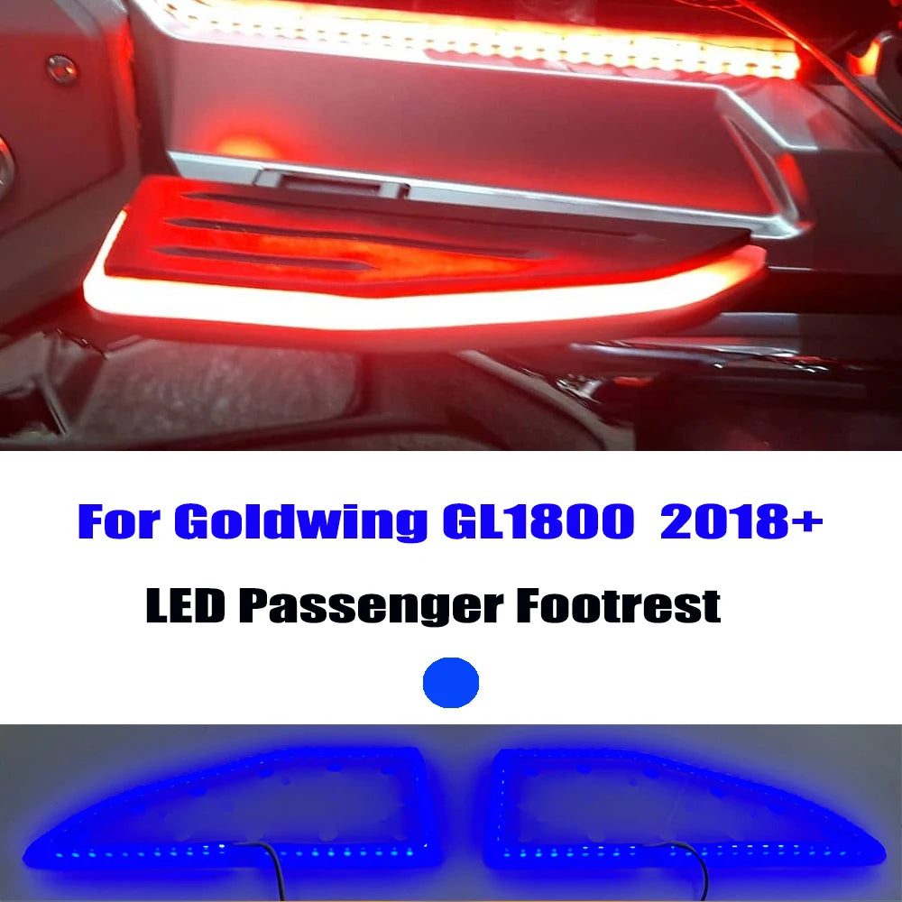 Goldwing 1800 goldwing1800 novos acessórios refletor dianteiro da motocicleta luzes led caixa lateral traseira refletor para honda gl1800 2018-