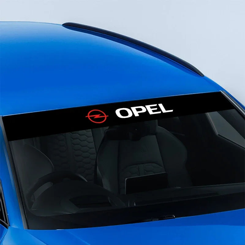 Pára-brisa do carro viseira de sol tira adesivos para evitar luz solar direta para opel insignia astra antara meriva zafira h g corsa