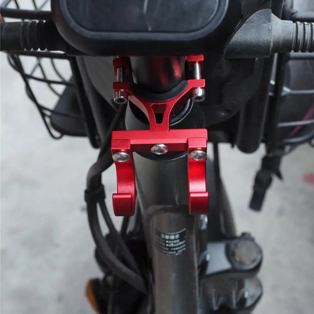 Ganchos para Patinetes Elétricos, Suporte Simples para Bicicletas, Gancho de Armazenamento para Tubos, Fivela de Fixação para E-bikes, Suporte Duplo Portátil de Metal para Capacete