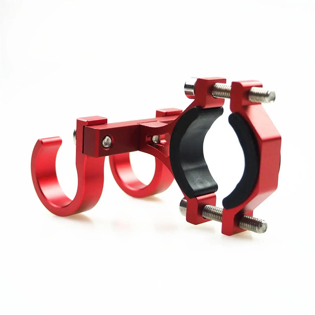 Ganchos para Patinetes Elétricos, Suporte Simples para Bicicletas, Gancho de Armazenamento para Tubos, Fivela de Fixação para E-bikes, Suporte Duplo Portátil de Metal para Capacete