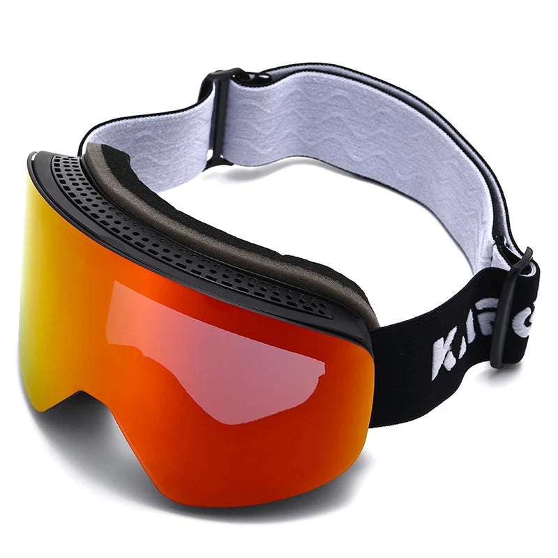 Óculos de Esqui Magnéticos Karos, Dupla Camada, Antiembaçantes, Proteção UV400, Óculos para Homens e Mulheres, Snowboard, Snowmobile, Óculos para Esportes de Inverno