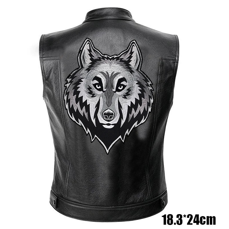 Patches Bordados Grandes para Costurar ou Termocolantes em Couro, Jeans, Roupas, DIY, Motocicleta, Biker, Punk