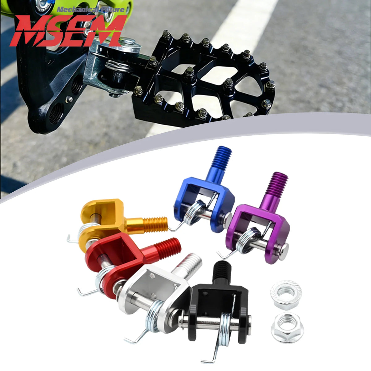 Suporte de Conexão para Pedaleiras CNC de Motocicleta para SurRon Light Bee X/S Segway X160 X260 Light Bee X Pro Moto Elétrica Off-Road