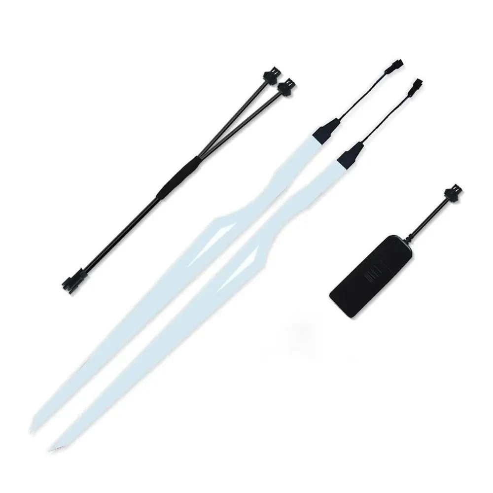 Motorcycle Helmet Luminous Sticker Cold Light Mod Kit Motor Helmet Led Light Flashing Riding Signal EL Strip Decor Accessories
