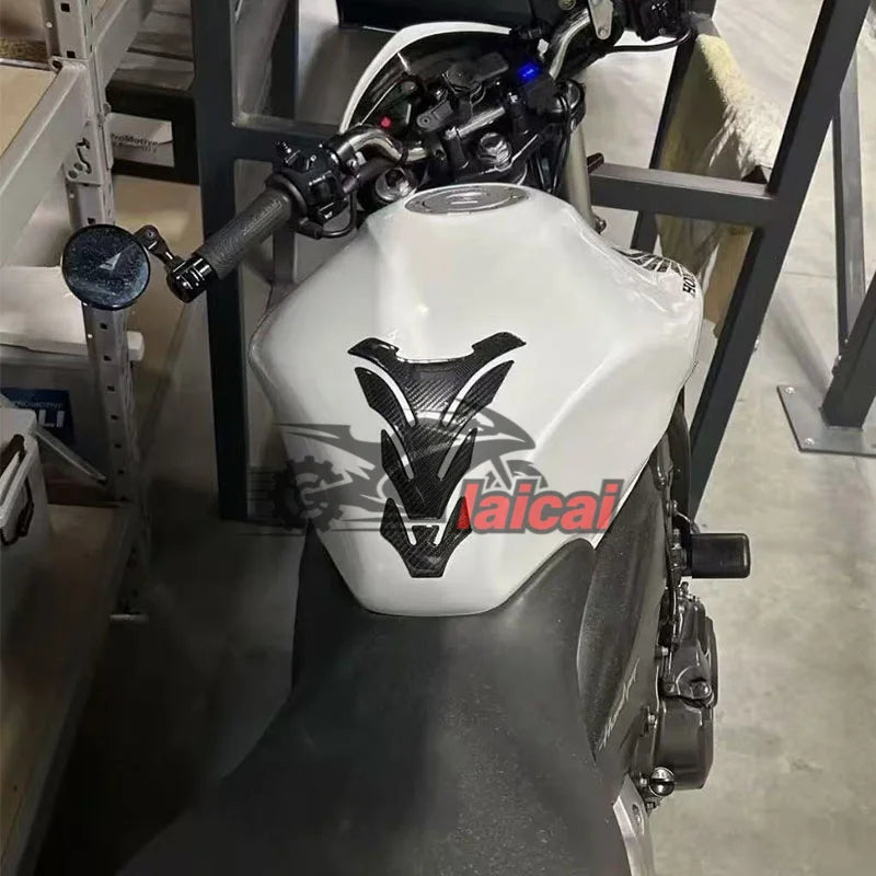 Para bajaj dominar dominar400 dominar200 acessórios da motocicleta de fibra carbono 3d óleo combustível gás tanque almofada decalque protetor adesivo