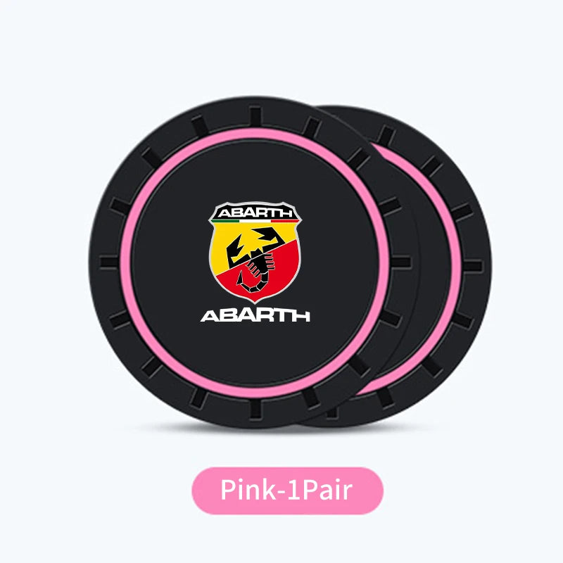 Base de Silicone Antiderrapante para Copos e Bebidas, Acessório Silencioso para Fiat Abarth Grande Punto Tipo Stilo Ducato Palio 500x Brav