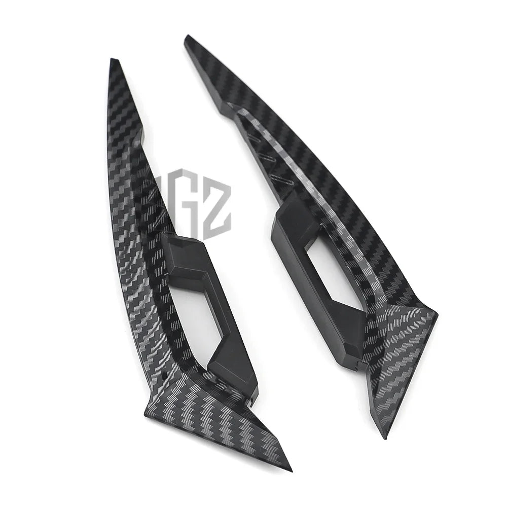Spoiler lateral dianteiro para motocicleta, conjunto de asas aerodinâmicas para vespa yamaha, acessórios universais para moto