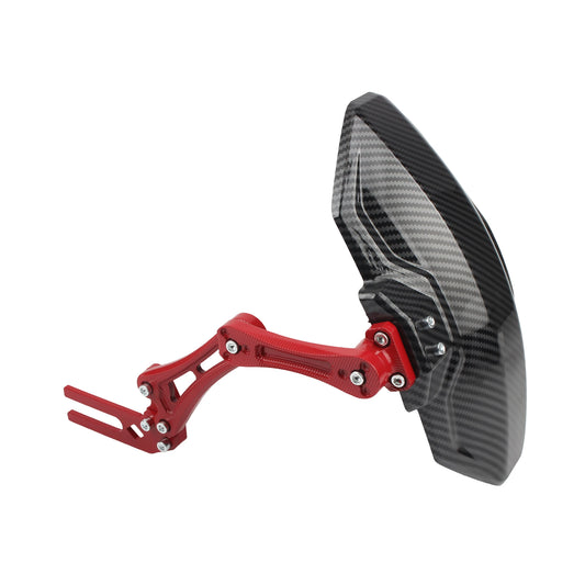 Para-lamas universal para roda traseira, liga de alumínio ajustável para motocicleta, para yamaha, honda, kawasaki, suzuki, cfmoto acima e mais