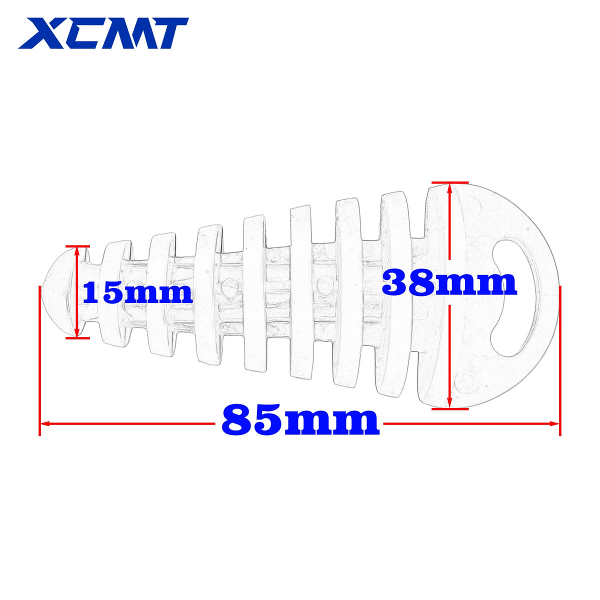 Protetor de Escapamento para Motocicleta, Conjunto de Plugues para Tubo de Escape para KTM Yamaha Husqvarna Dirt Pit Bike, Acessórios MOTO