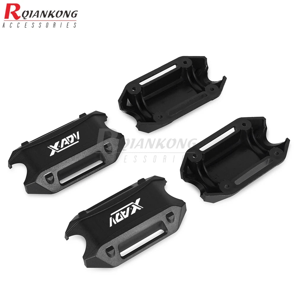 Protetor de motor para para-choque de motocicleta, bloco 25mm, barra de colisão decorativa para honda X-ADV xadv 750 x adv 2017 2018 2019 2020 2021