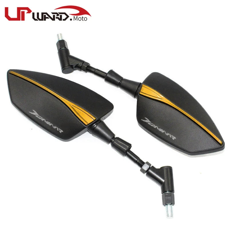 Ofertas imperdíveis para o Bajaj Dominar 400: espelho retrovisor para motocicleta, espelhos laterais em alumínio CNC.