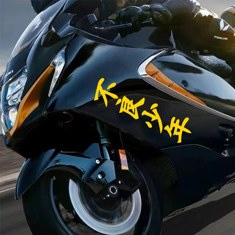 Adesivos de Motocicleta Bad Boy JDM à Prova d'Água, Decalques de Vinil Autoadesivos para Carroceria de Scooter e Tanque de Combustível