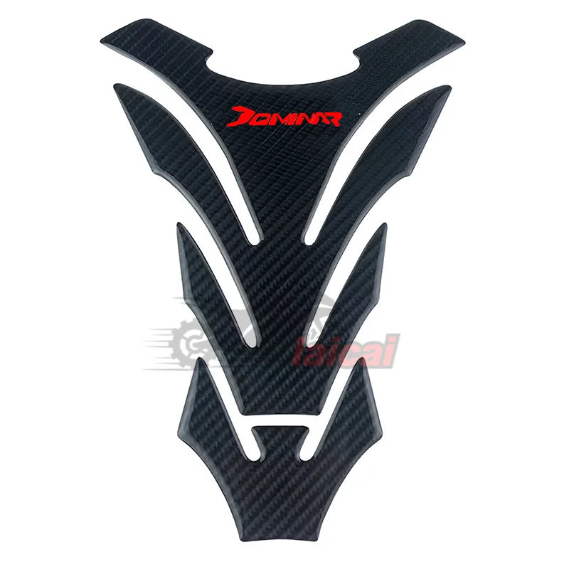 Para bajaj dominar dominar400 dominar200 acessórios da motocicleta de fibra carbono 3d óleo combustível gás tanque almofada decalque protetor adesivo