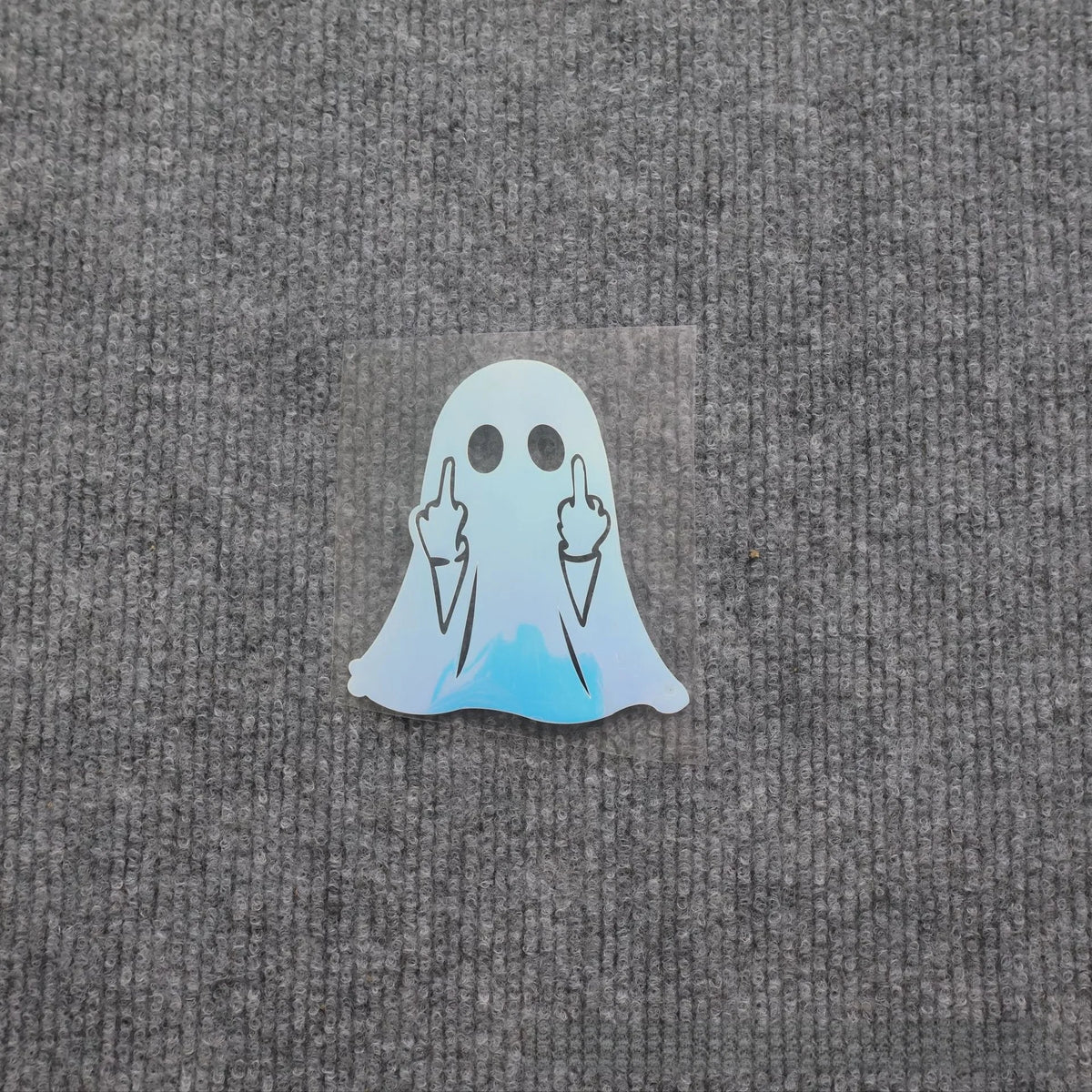 Adesivo Decorativo de Halloween com Fantasma Brilhante, Criativo e Personalizado para Carro e Motocicleta, Padrão Engraçado para Aplicar na Carroceria