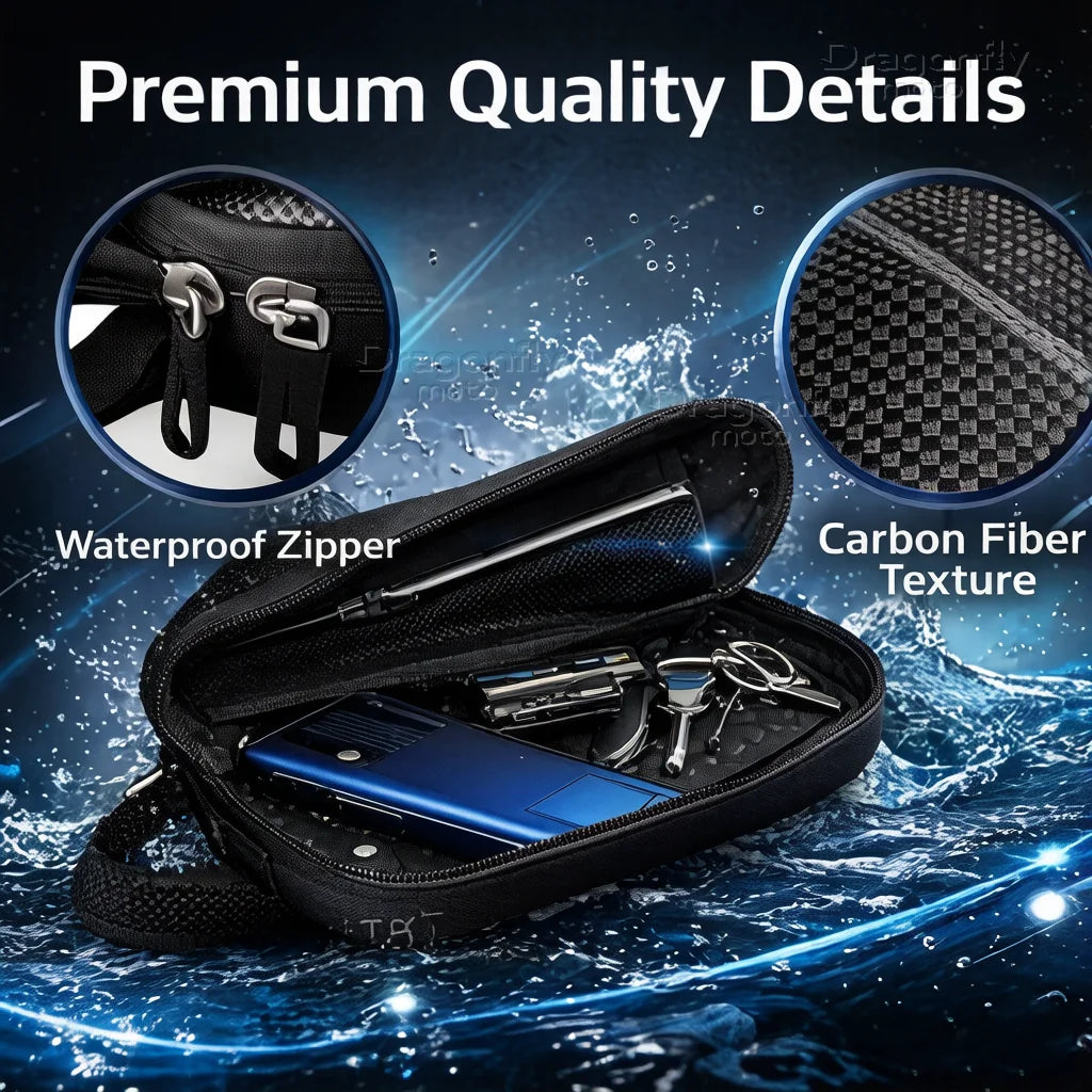 Bolsa Lateral Personalizada para Motocicleta Bajaj Dominar 250 400, Saco de Selim à Prova d'Água com Logo Personalizado