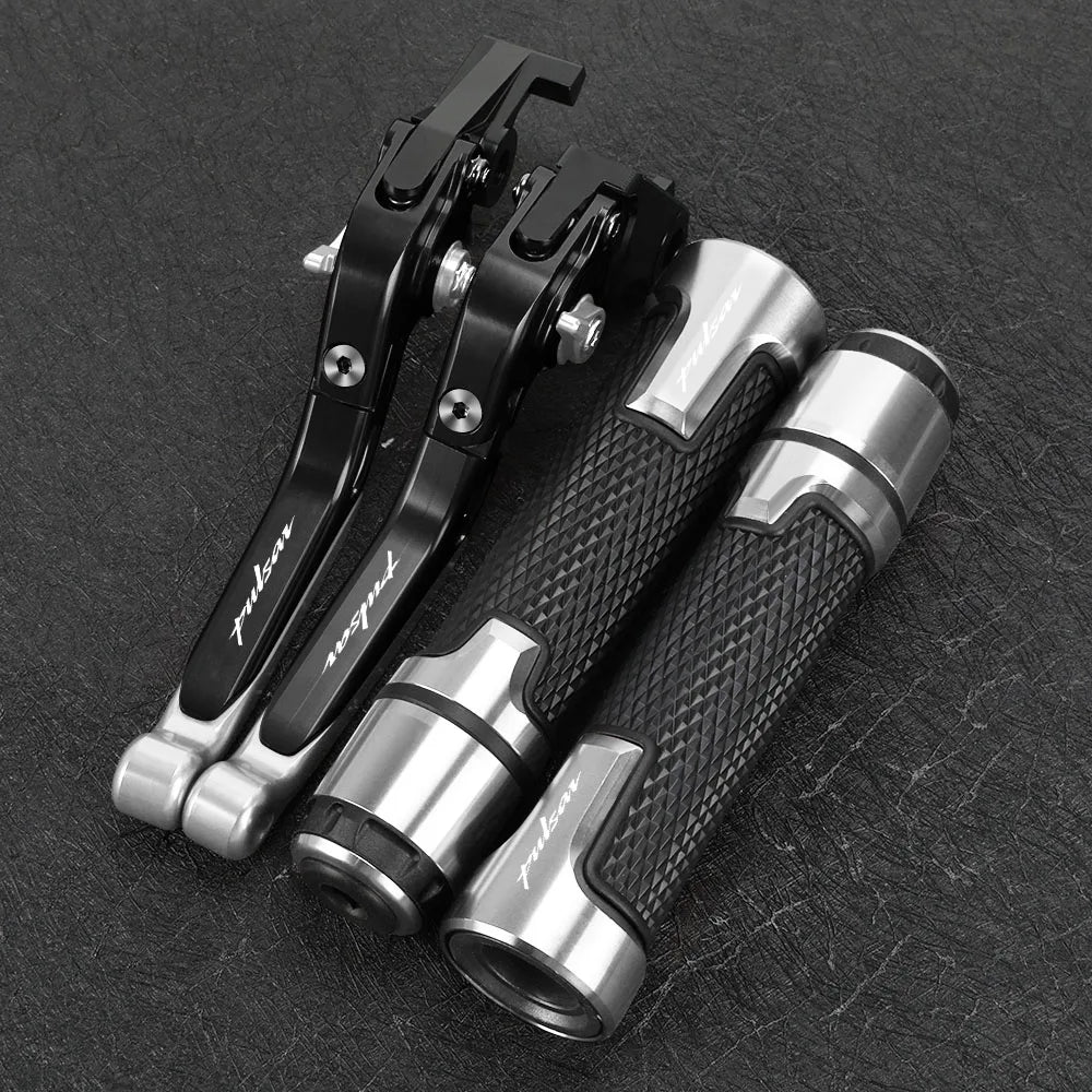 Para bajaj pulsar 200 ns/as/rs/dominar 400 alavancas de freio embreagem da motocicleta & freio mão guiador aperto lidar com apertos mão