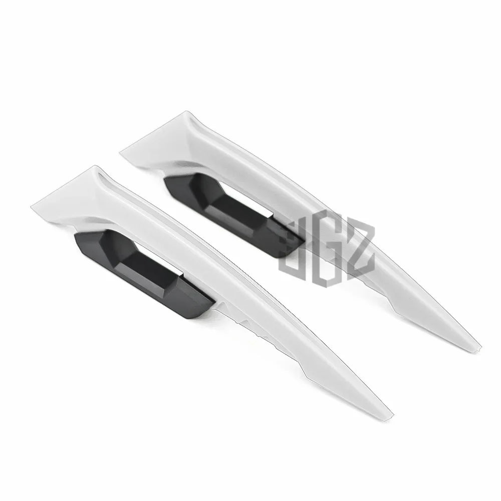Spoiler lateral dianteiro para motocicleta, conjunto de asas aerodinâmicas para vespa yamaha, acessórios universais para moto