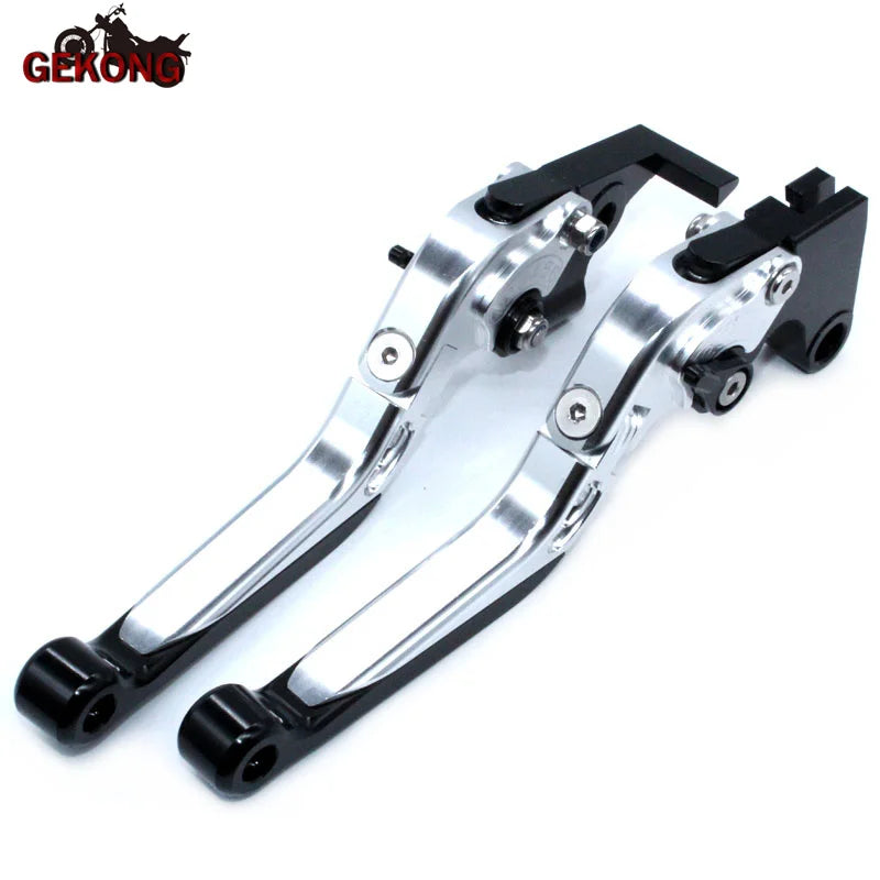 Motocicleta dobrável extensível cnc moto ajustável alavancas de freio embreagem handbar final apertos apto para bajaj pulsar 200 ns/200 rs/200 a