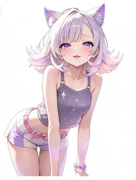1 Adesivo de Vinil com Orelhas de Gato para Meninas Anime, Adesivo Impermeável e Resistente ao Sol para Carro, Moto, Garrafa de Água, Laptop, Presente para Otakus