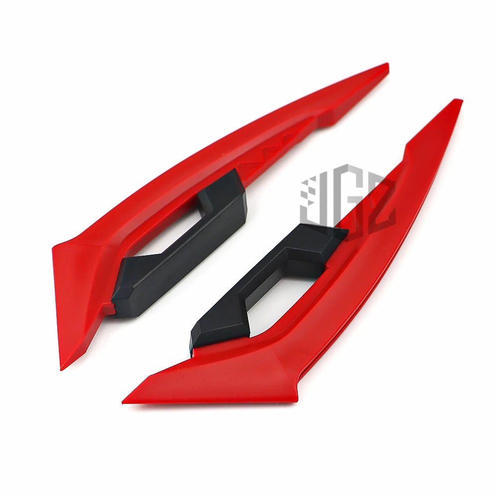 Spoiler lateral dianteiro para motocicleta, conjunto de asas aerodinâmicas para vespa yamaha, acessórios universais para moto