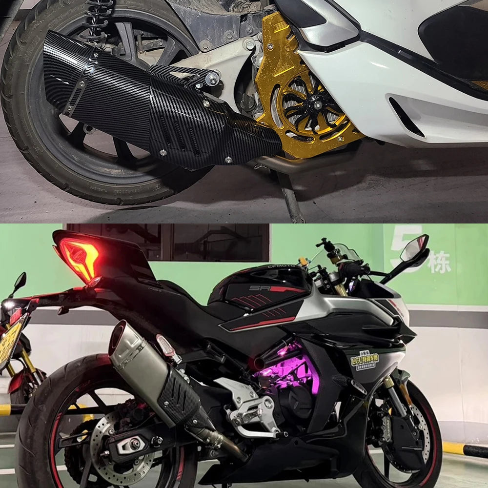 Escapamentos universais de fábrica para motocicletas