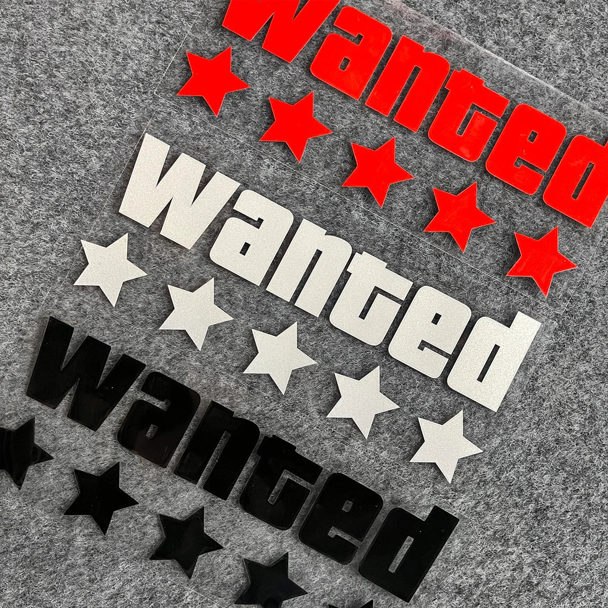Adesivo de Vinil Impermeável para Motocicleta WANTED - Decoração Adaptável para Moto, Carroceria e Capacete