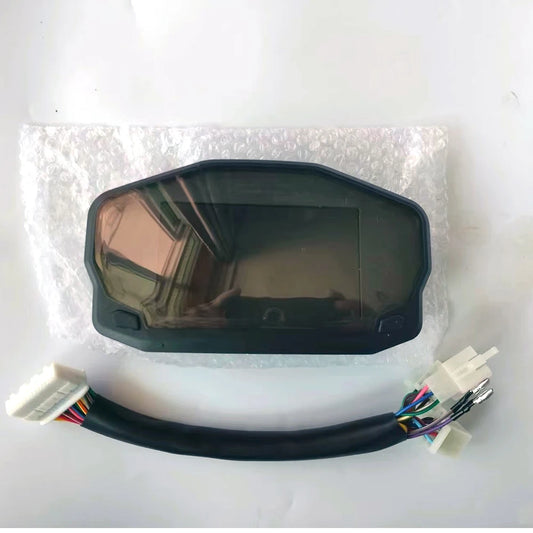 Velocímetro TFT universal para motocicleta, odômetro multifuncional com nível de combustível, medidor de temperatura da água, 1 cilindro, 2 cilindros, 4 cilindros, novo