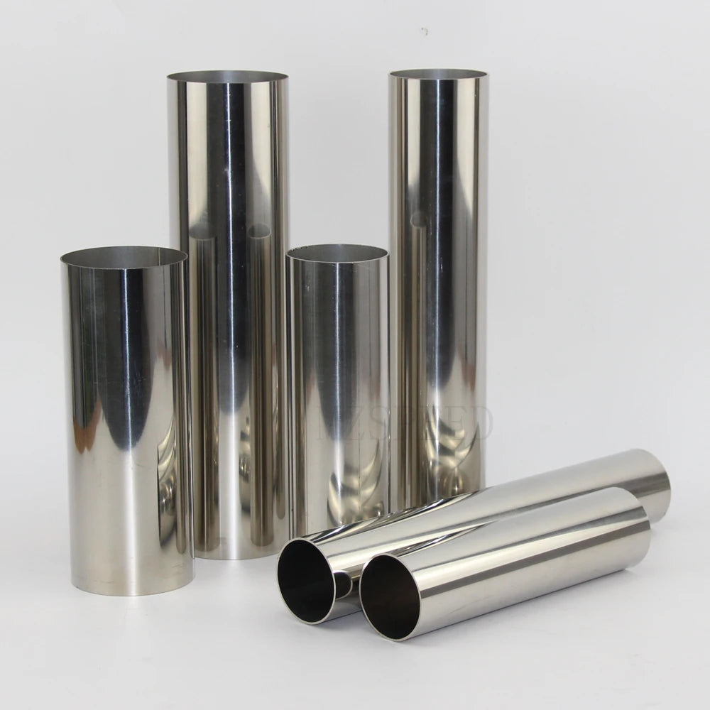 Car Exhaust Pipe Silenciador Conexão, espessura da parede, 304 Stainless Steel Pipe Diâmetro Exterior, 32mm, 38mm, 51mm, 63mm, 76mm, 89mm