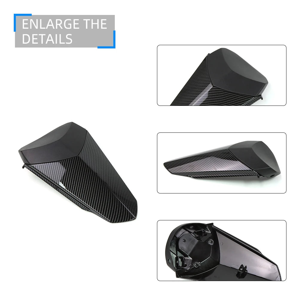 Para yamaha YZF-R7 r7 r 7 2022 2023 2024 2025 motocicleta pillion traseiro corcunda assento cowl assento do passageiro almofada carenagem cauda corcunda capa